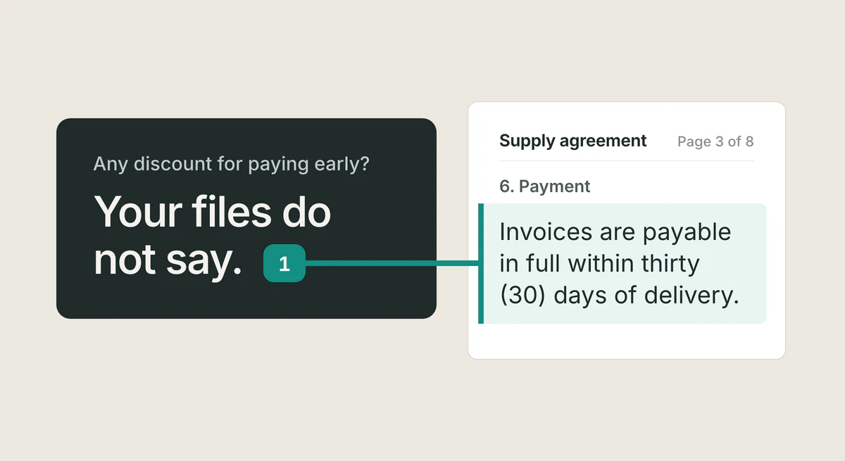 Warm illustration of a calm figure at a tidy desk beside a small honest empty box glowing softly teal, surrounded by orderly stacks of read documents