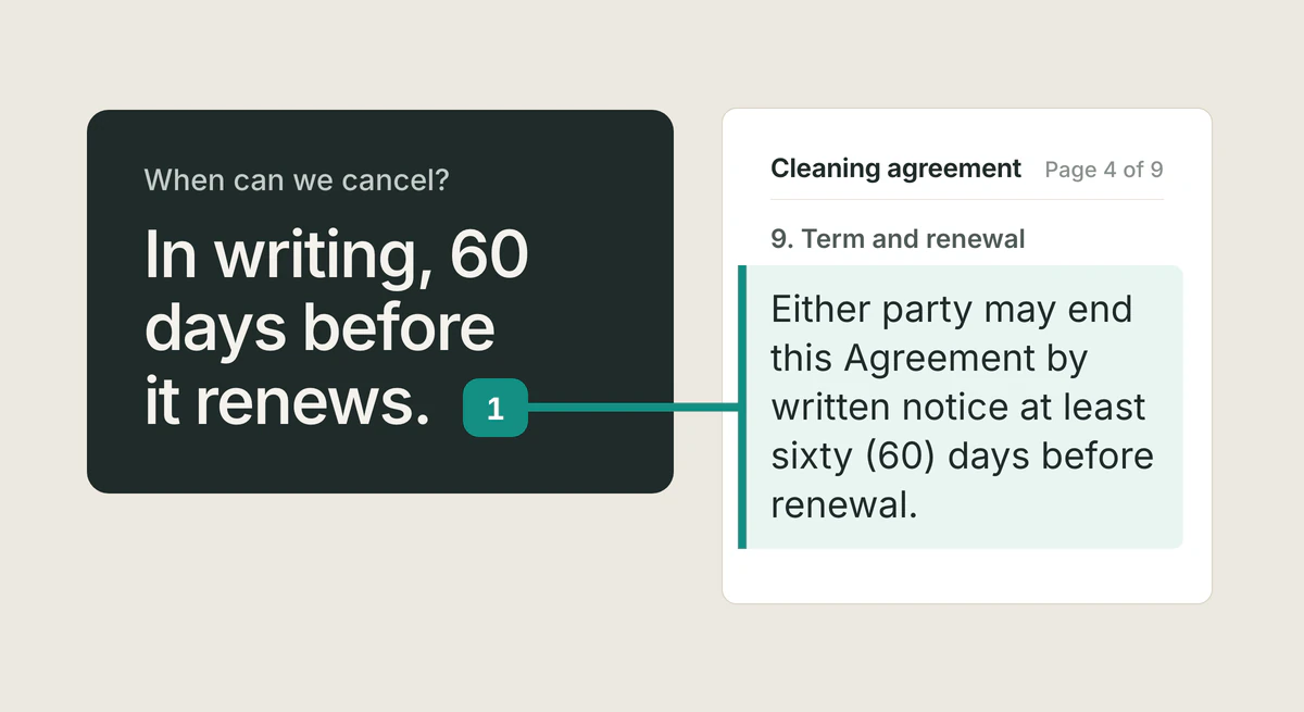 Calm illustration of layered documents being read and answered